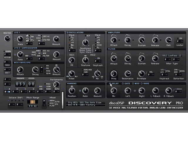 blank Discovery Pro is an evolution of the original Discovery synth.